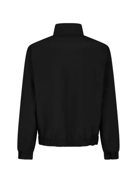 Moncler logo-patch high-neck lightweight jacket